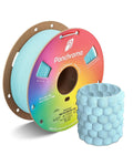 Pastel ice light-blue PLA filament spool, 1.75mm matte finish, 1 kg