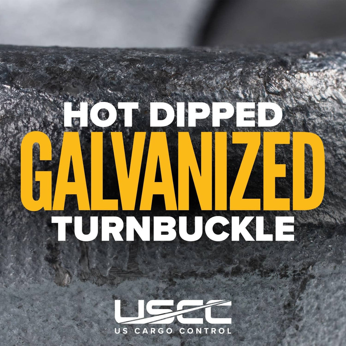 Galvanized steel turnbuckle coating over threaded body and jaw connector