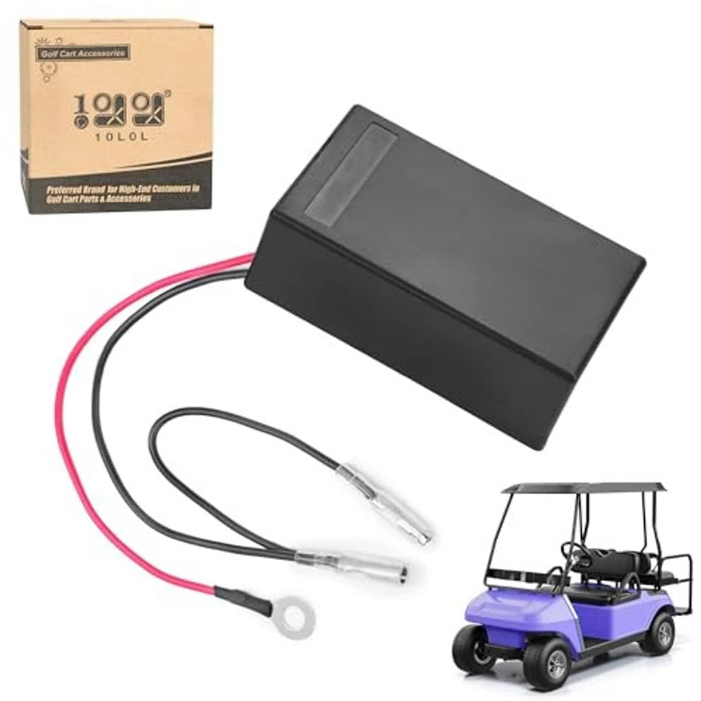 RPM rev limiter module kit with black box, red/black wires, and ring terminals