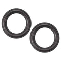 3.5-inch speaker foam surround rings, pair of dark gray replacement rings