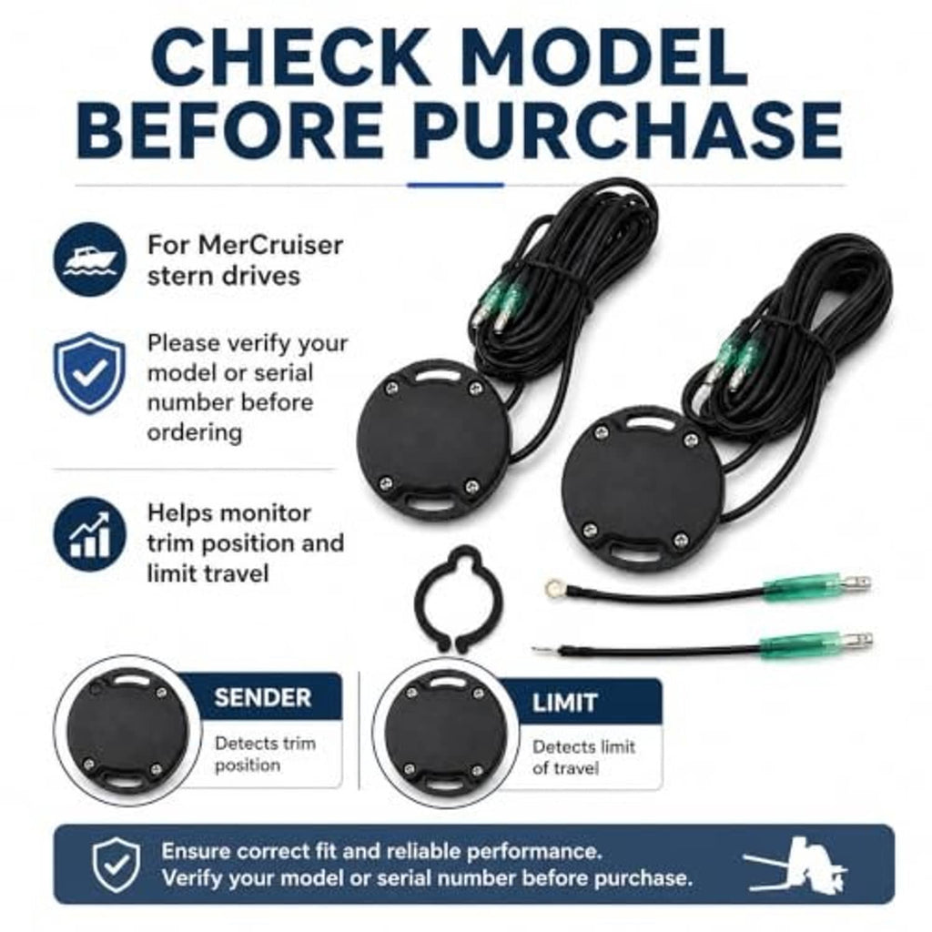 Two black sensor covers with green wire leads and retaining clip