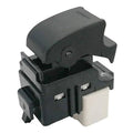Power window switch with dark gray housing and black control module, front passenger side