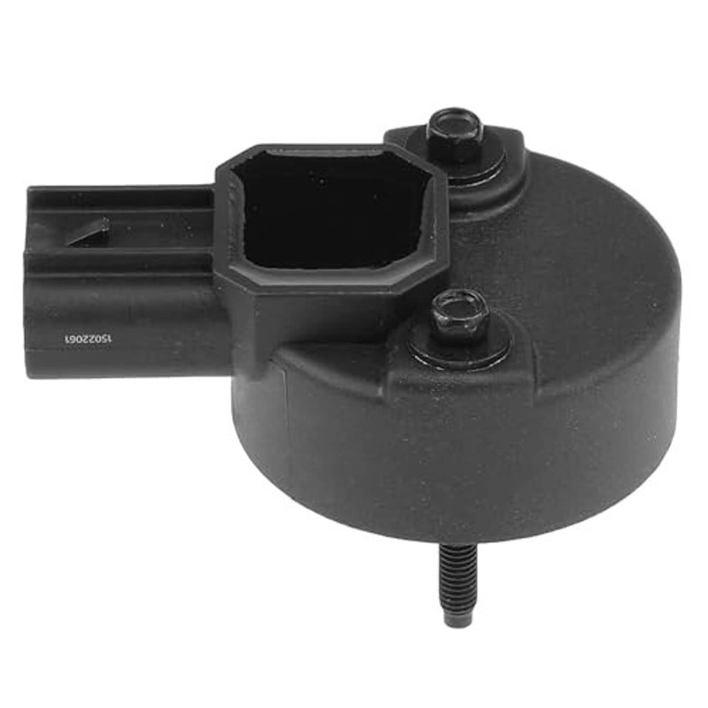 Black camshaft position sensor with hex caps, mounting stud, and front connector