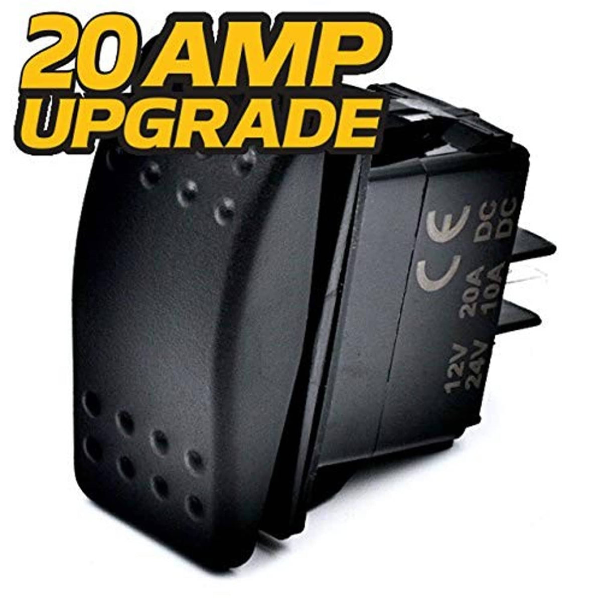 20 amp upgrade black switch module for 48-volt electric golf carts
