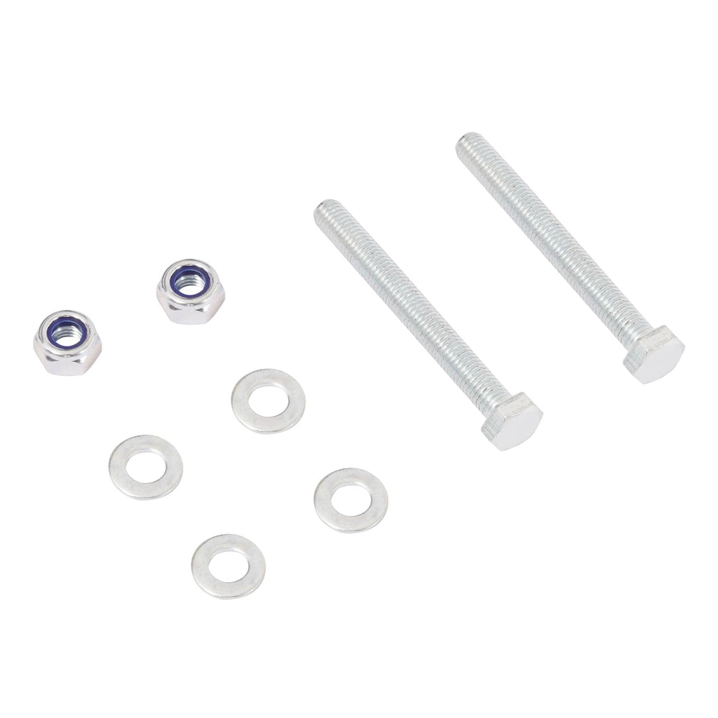 Silver bolts, nuts, and washers set for brush guard mounting