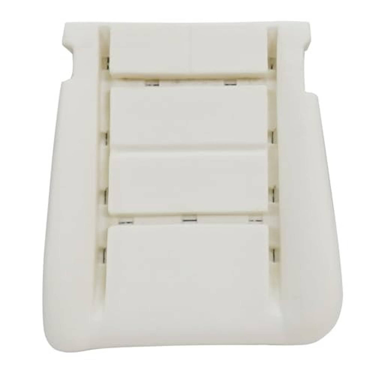 Off-white seat foam cushion bottom replacement panel with internal support frame