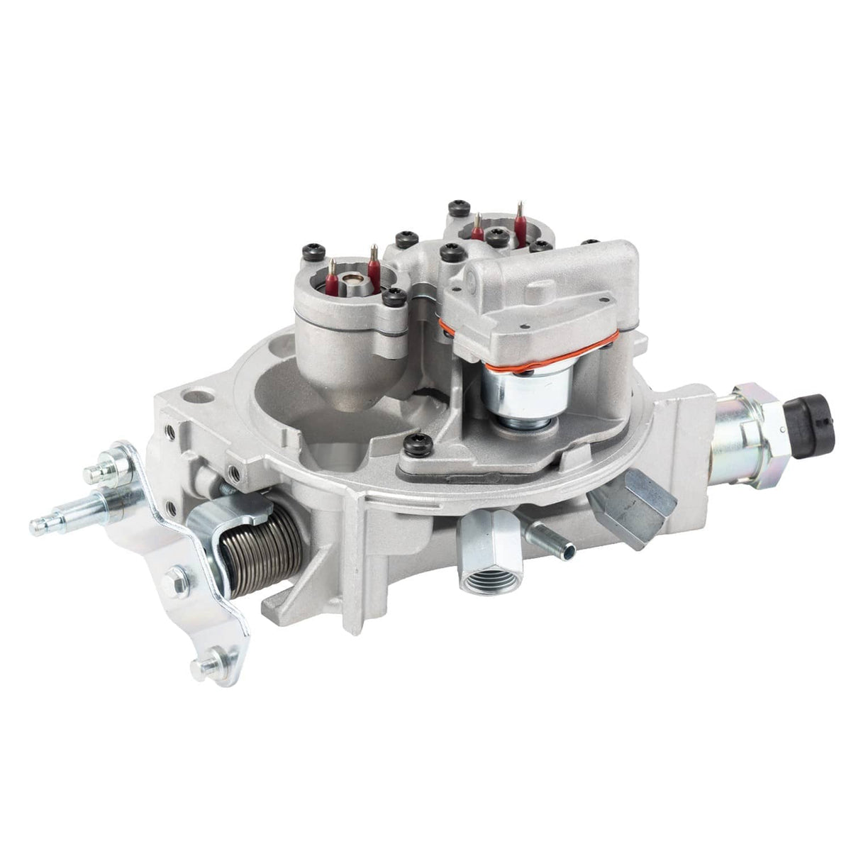 Throttle body assembly with attached valve housing and side electrical connector