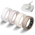 Ultra-thin ring cover set in white, milk brown, khaki, and starlight finishes