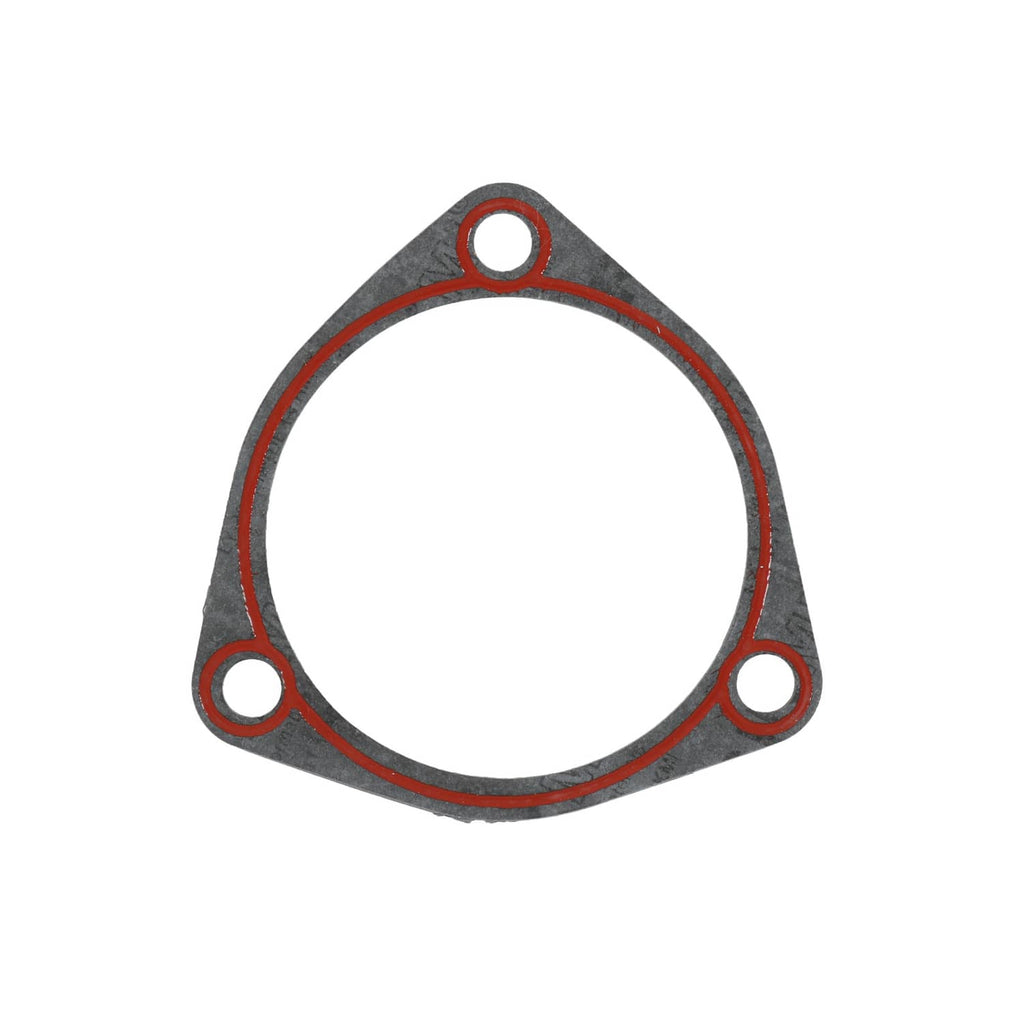 Fuel pump gasket with red gasket seal and three mounting holes