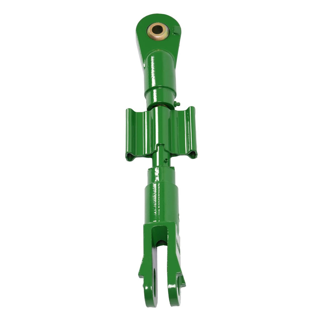 Green 3-point lift link assembly with upper pin bracket and lower fork