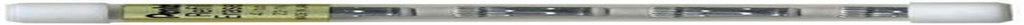 Mechanical pencil eraser refill, silver-tone casing and gold label band with tips.