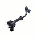 Fuel vapor hose with purge solenoid and blue electrical connector, black plastic