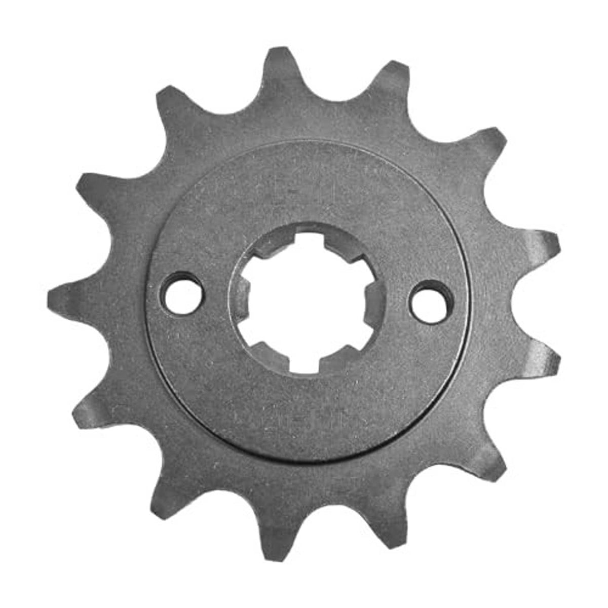 Front sprocket gear, dark steel, circular inner hub with center spline and two holes