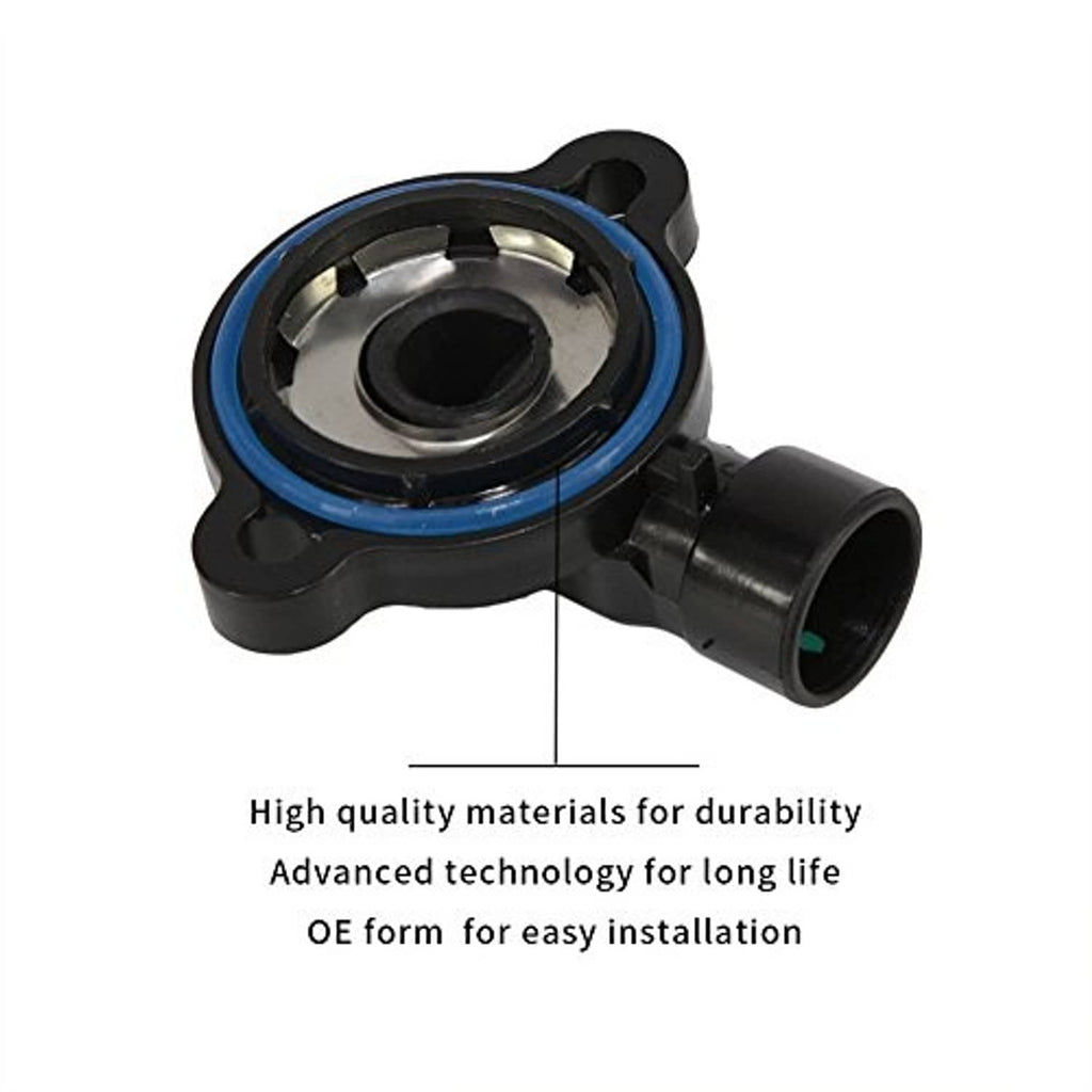 Throttle position sensor with blue seal ring and black inlet hose connector