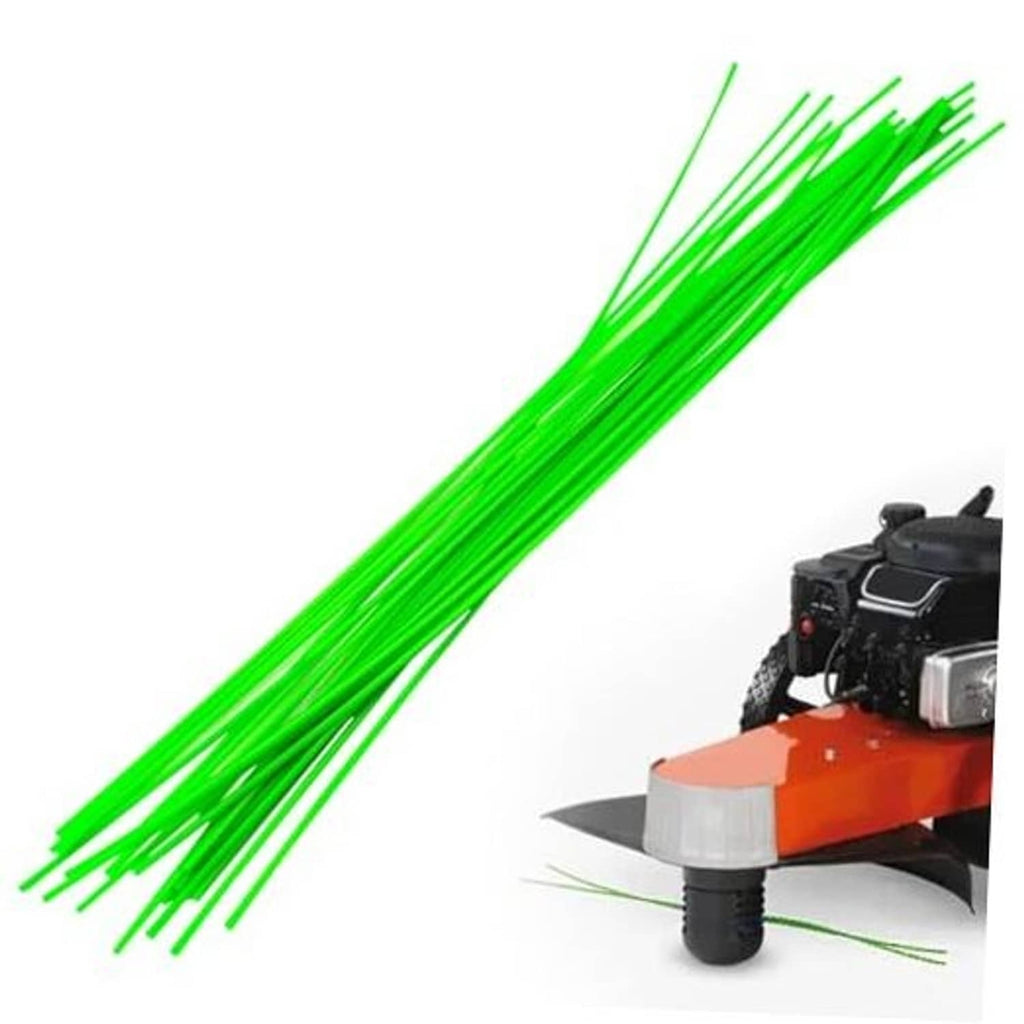Green trimmer line strands for universal string trimmers, bundle view