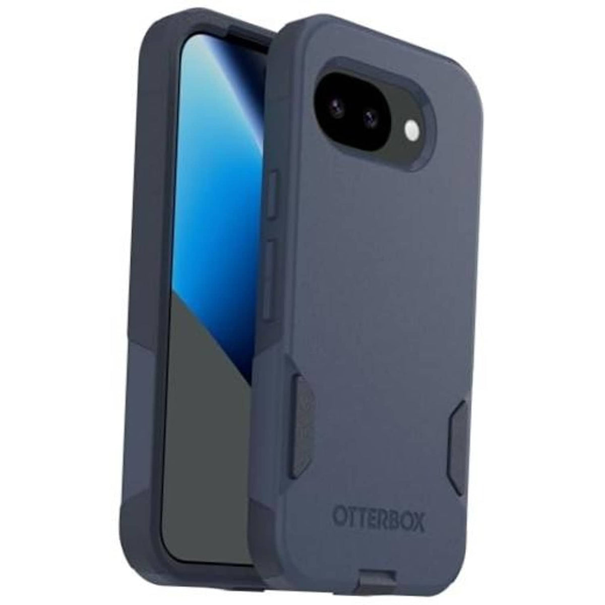 Blue rugged phone case for Google Pixel 10a with raised camera protection