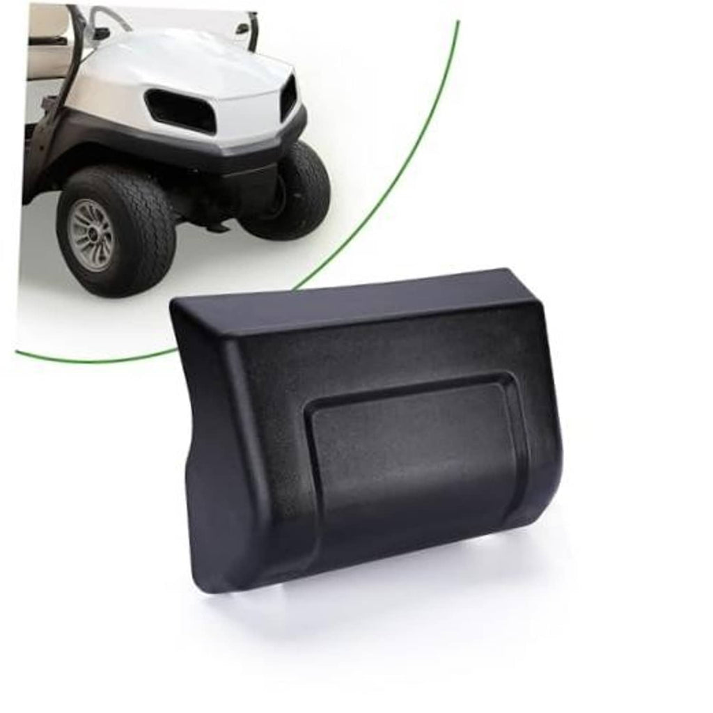 Front bumper rubber insert, dark gray/black with molded rectangular panel detail