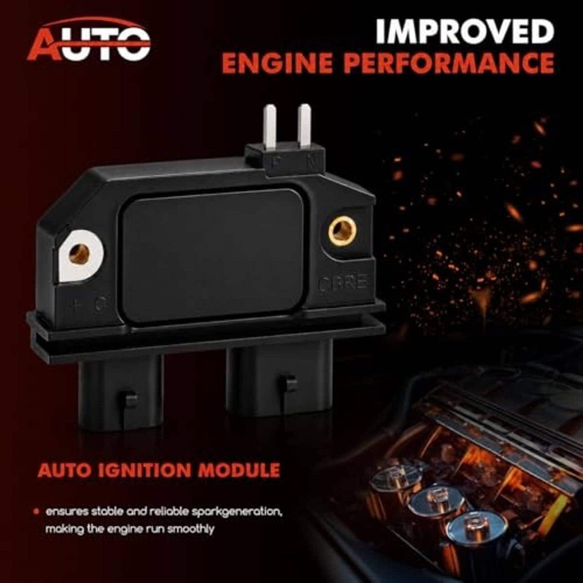 Ignition control module with improved engine performance callouts and dual pins