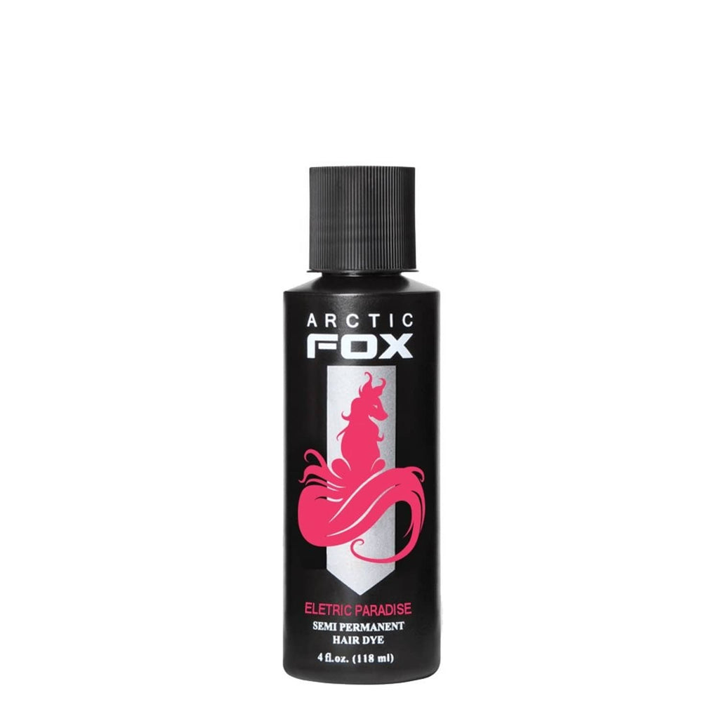 ARCTIC FOX hair dye bottle with Electric Paradise label, 4 fl oz (118 ml)