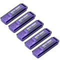 Set of five blue USB 3.0 flash drives, 64GB each
