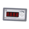 Digital display potentiometer with red LED 8.8.8.8 display and gray control knob housing