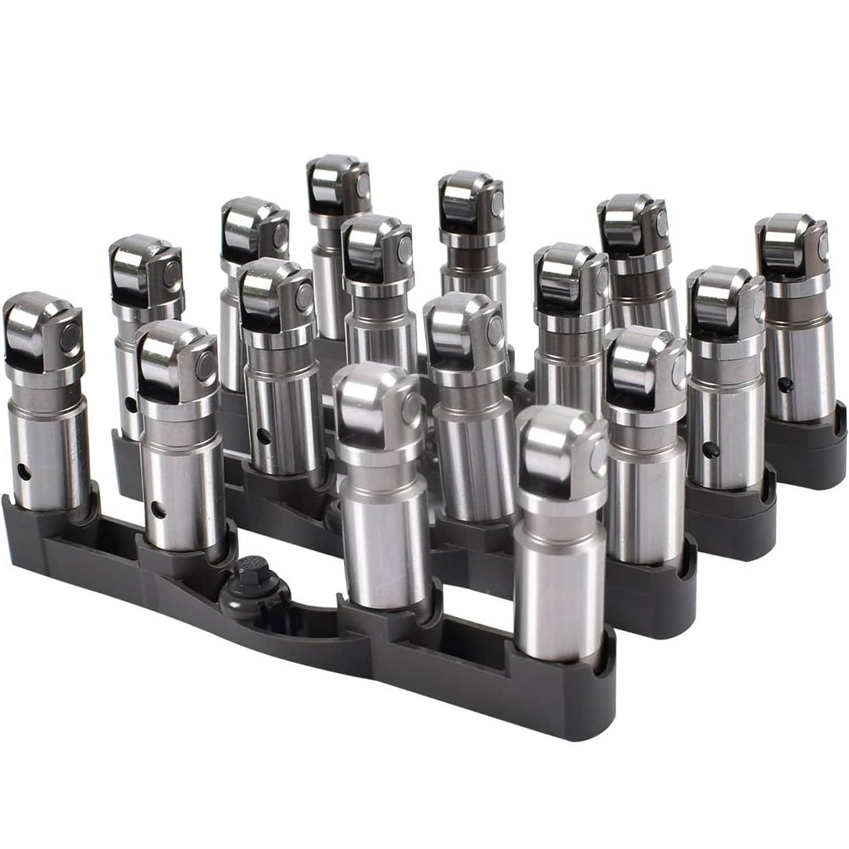 Engine rebuild kit valve train parts with multiple metal rocker arms and lifters
