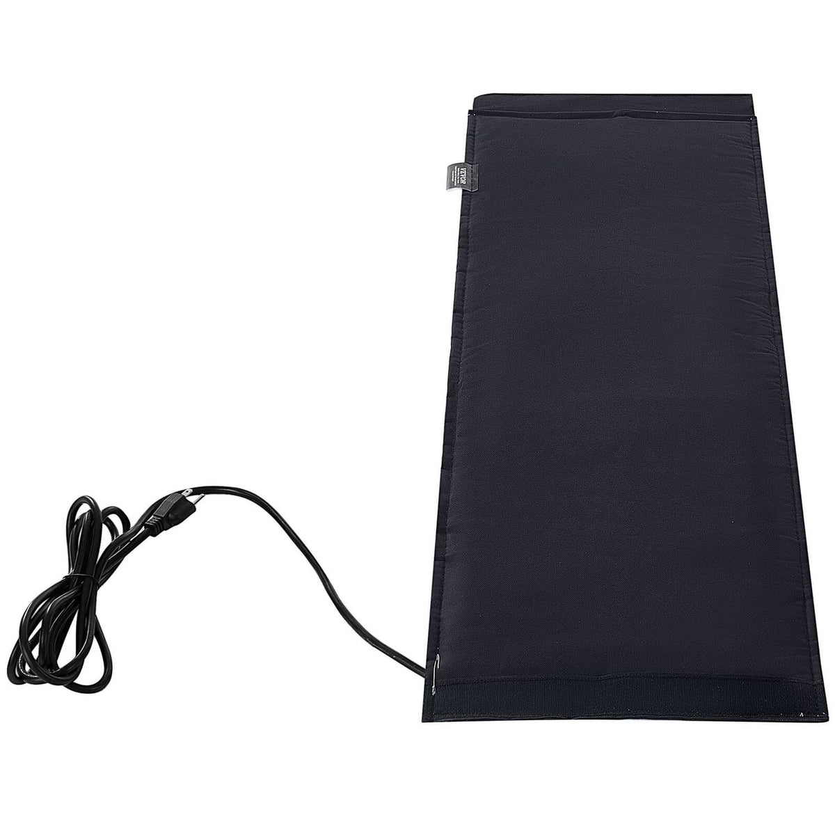 Insulated gas cylinder warmer band, black with power cord and plug