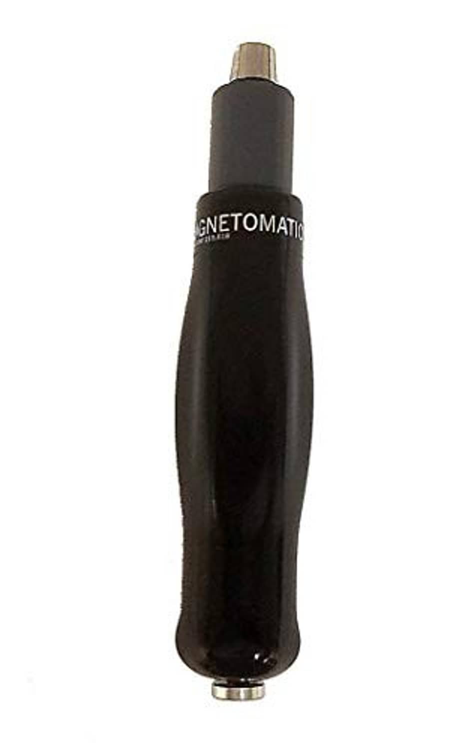 Magnetomatic pipe locator tool body with metal tip