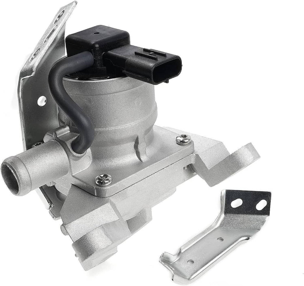 Secondary air injection check valve with metal body and black electrical connector