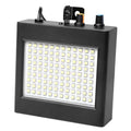 Black LED strobe light with white 108-LED panel and adjustable top mounts