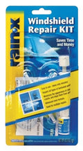 Rain-x windshield repair kit blister package with windshield repair resin tool set