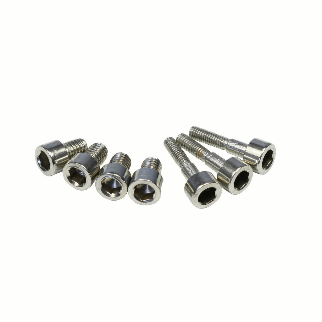 Metal mounting screws and bolts, assorted sizes with washers for ignition switch set