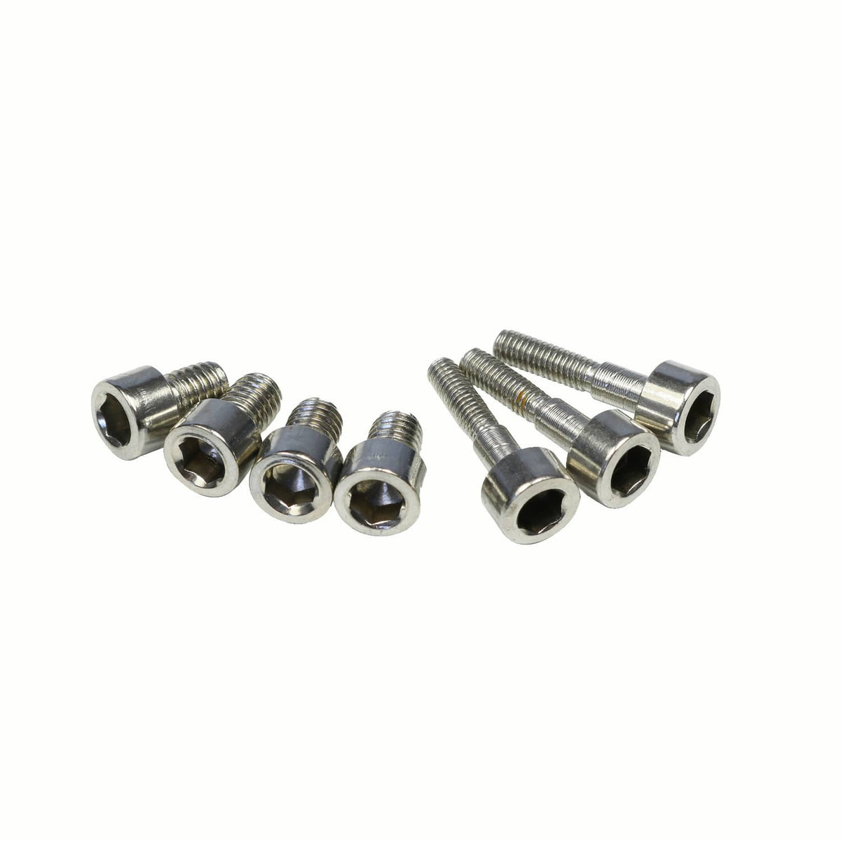 Metal mounting screws and bolts, assorted sizes with washers for ignition switch set