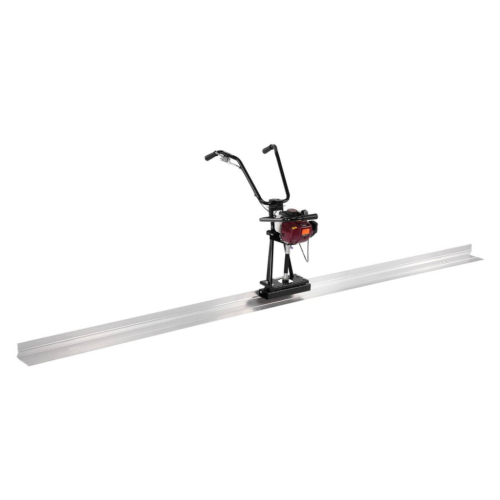4 ft concrete power screed float with long blade and handle frame