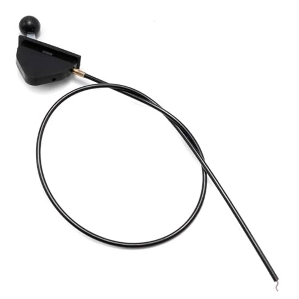 Black throttle cable with ball knob controller and straight cable end