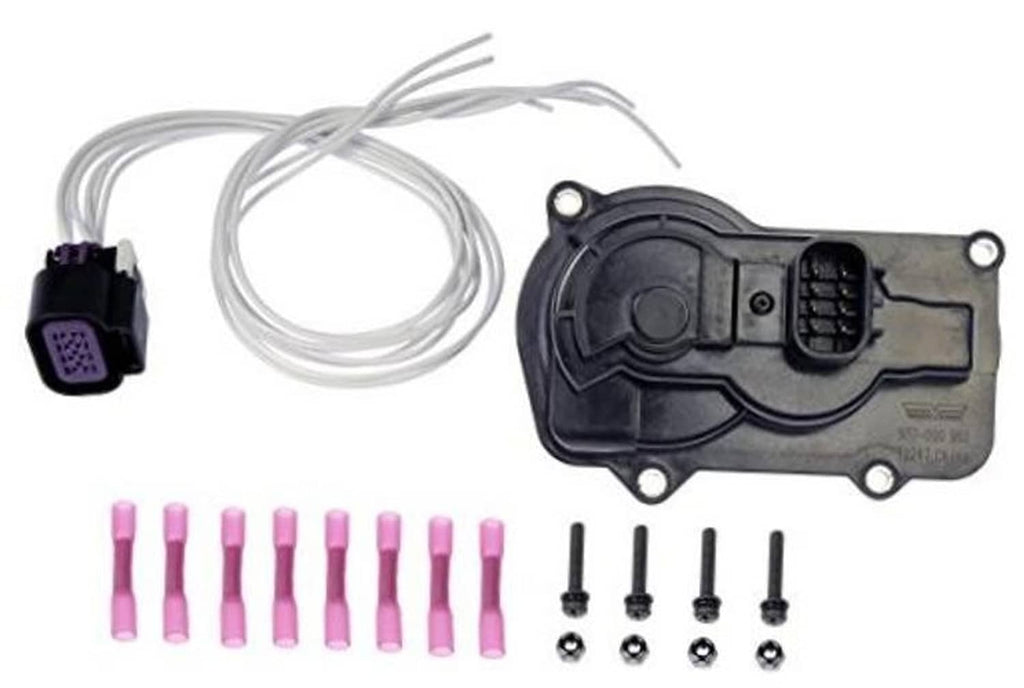 Throttle position sensor with wiring harness, screws, and pink terminal caps