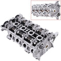 Aluminum alloy cylinder head with camshaft bearings and multiple cylinder openings