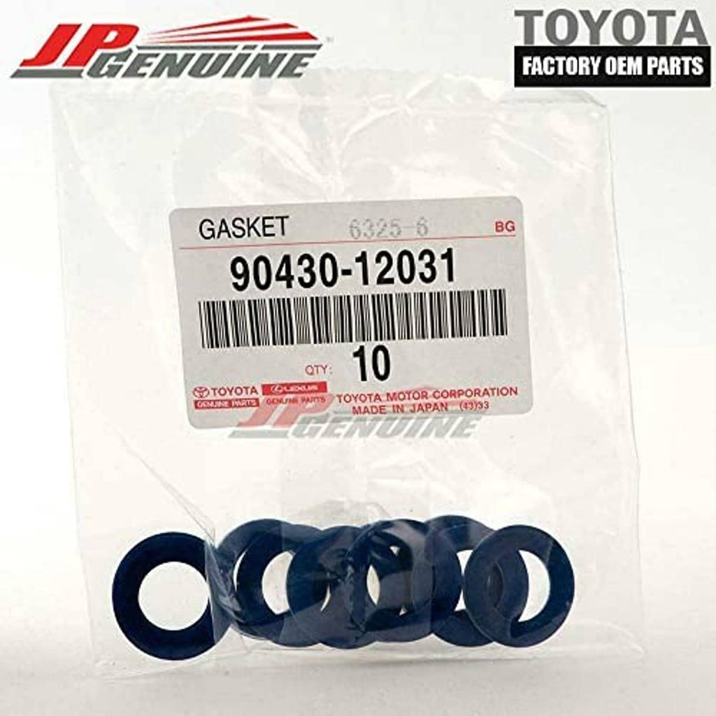 Toyota Genuine oil drain plug gasket set in retail pack, 90430-12031 qty 10