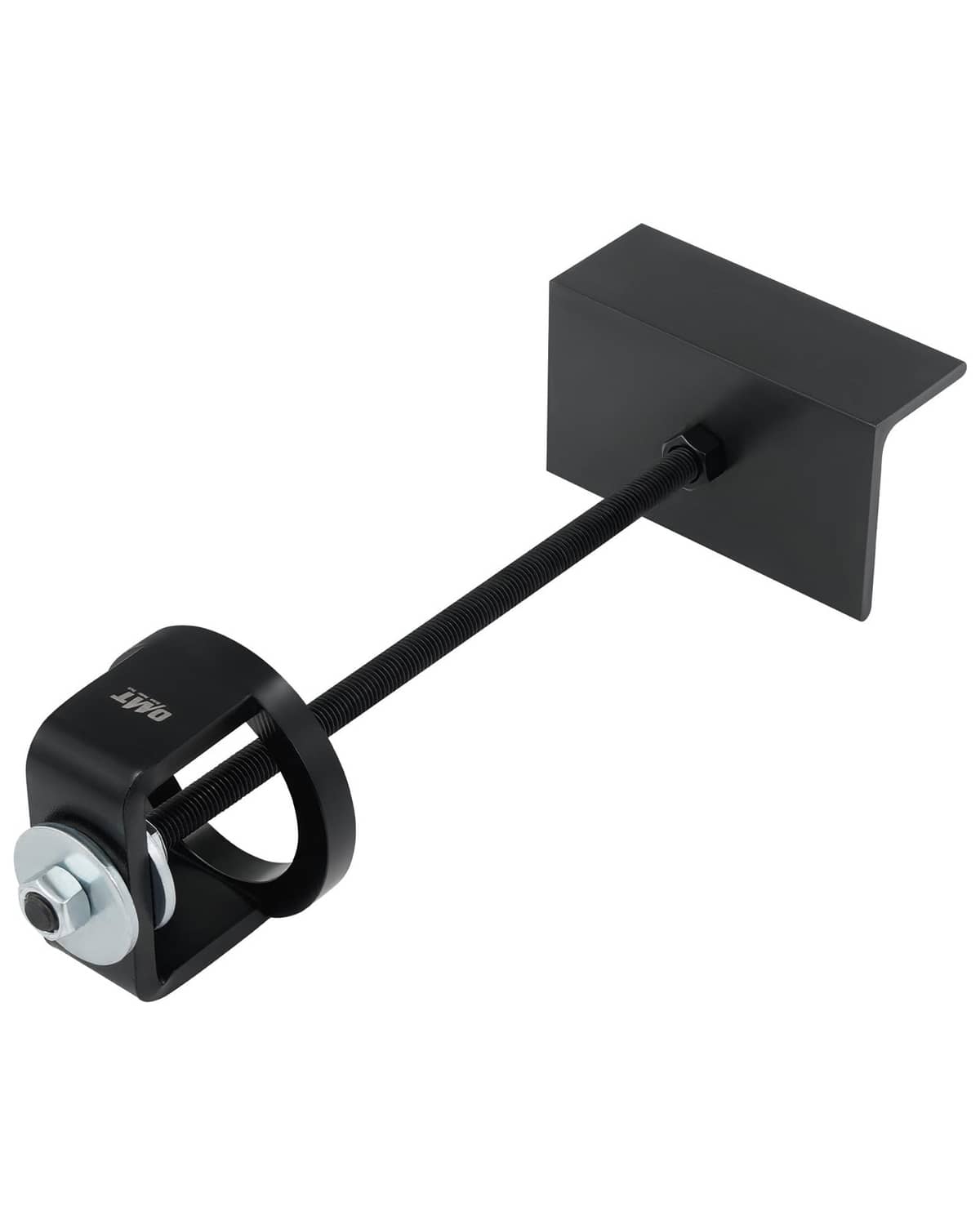 Clutch compression tool with black bracket and threaded screw assembly