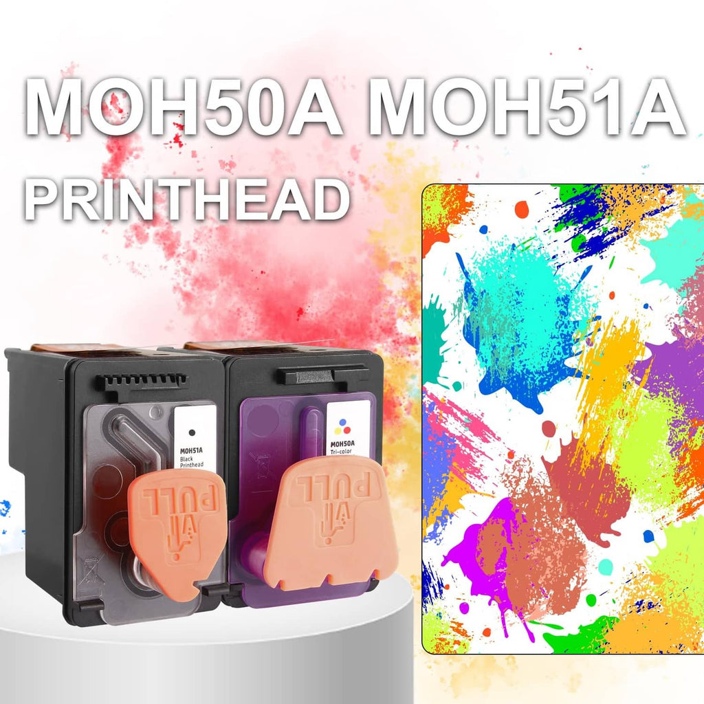 Tri-color printhead cartridge assembly with orange and purple ink modules in black housing