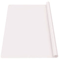 Extra large silicone craft mat, pale light pink sheet with rolled edge