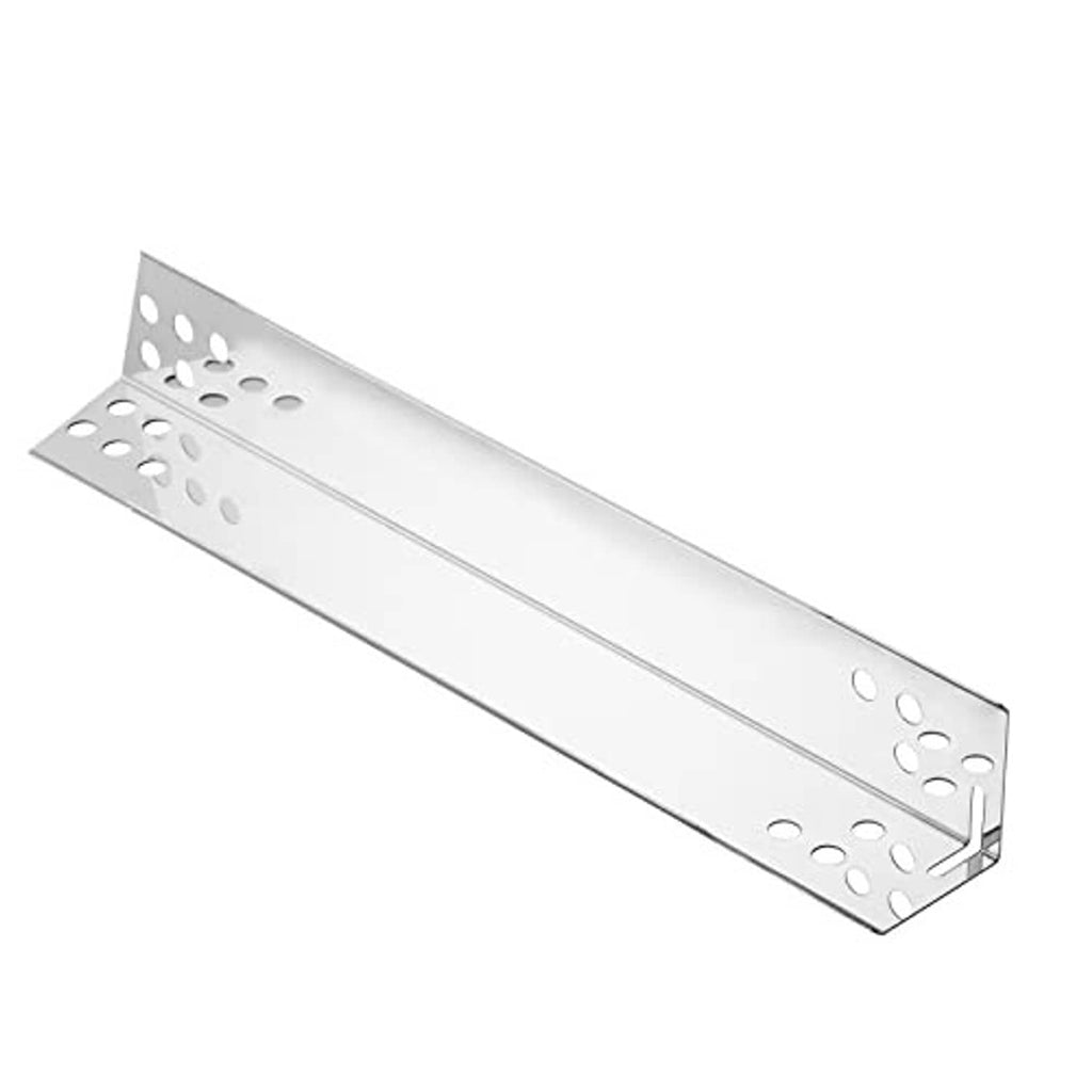 Stainless steel heat plate replacement, long rectangular perforated panel