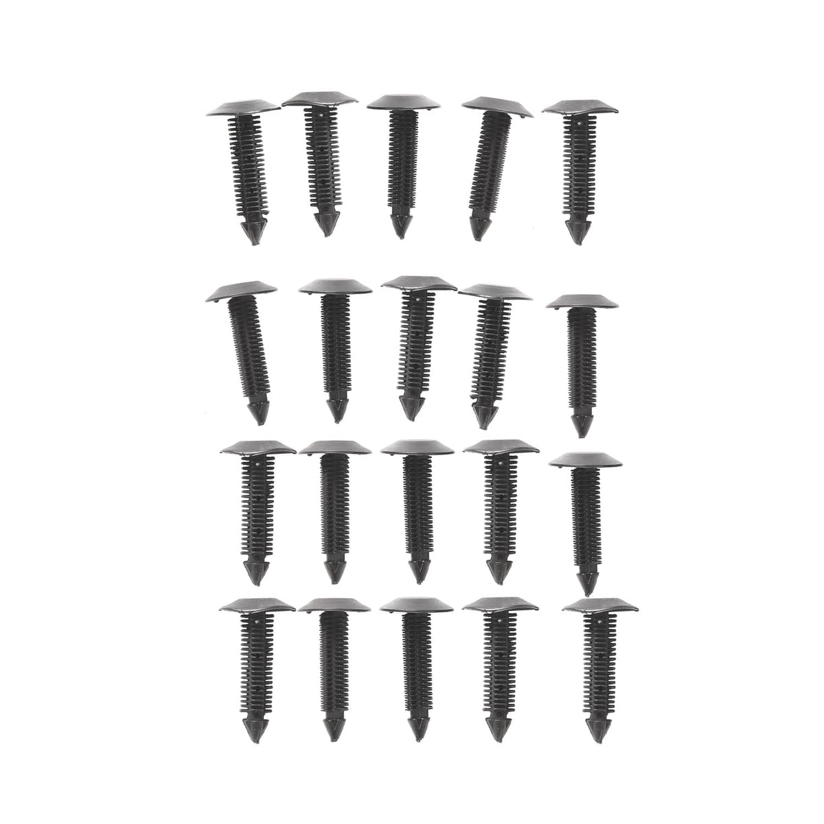 Set of black mounting screws for fender flare