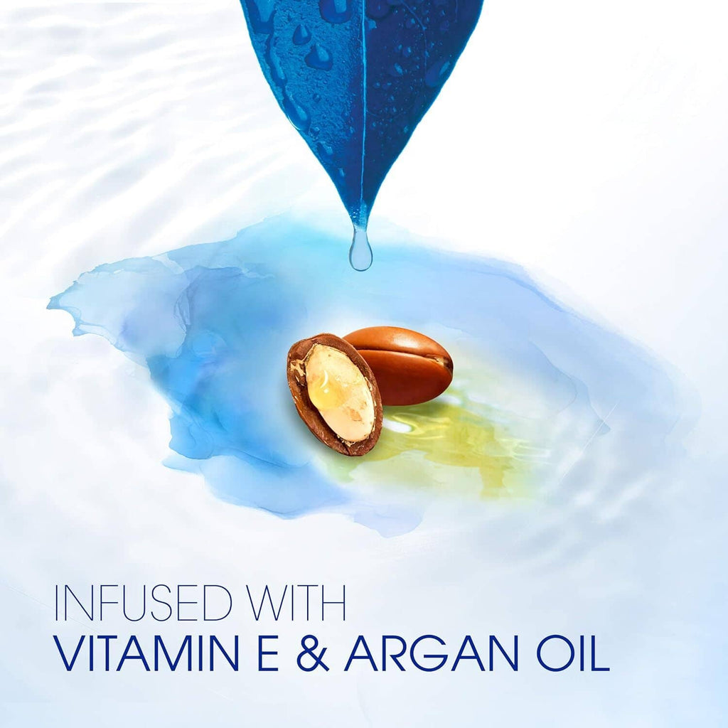 Blue drop of liquid over blue splash with aribut? no—product not visible