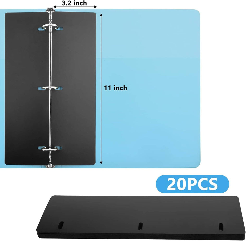 Black plastic sheet lifter binder plate, 11 in tall, 3.2 in wide