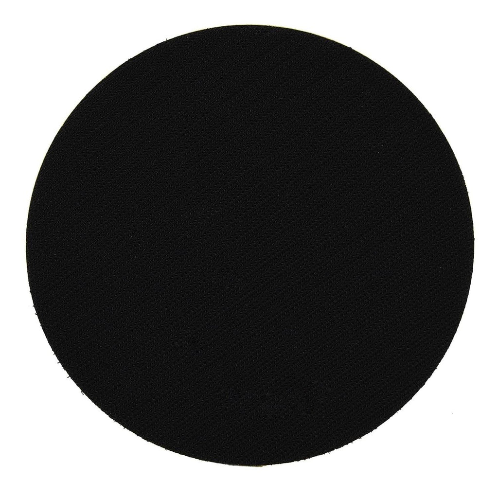 Black hook-and-loop sanding disc, smooth abrasive surface