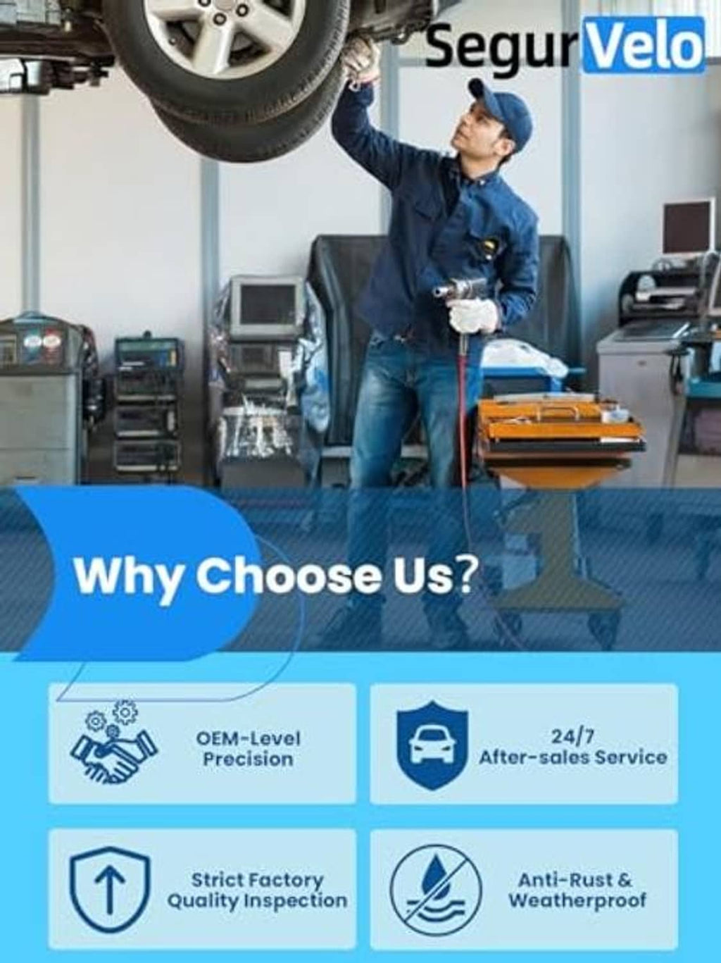 Why choose us graphic with OEM precision and after-sales service for sensors