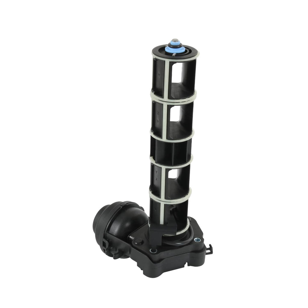 Intake manifold rotary valve with tall metallic core and black mounting bracket