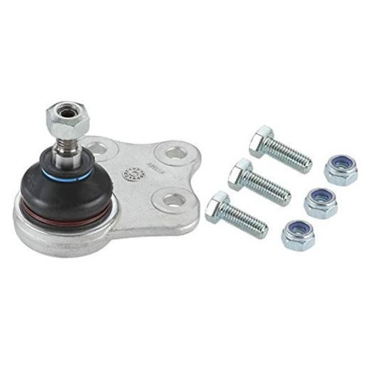 Front upper suspension ball joint with rubber boot, mounting bolts and nuts set
