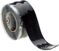Black grip tape roll with textured surface and backing, sport equipment wrap for bars